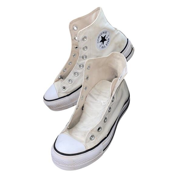 Converse Womens 8 Move Hi Platform Chuck Taylor All Star High Top Sneakers CTAS - Picture 2 of 12